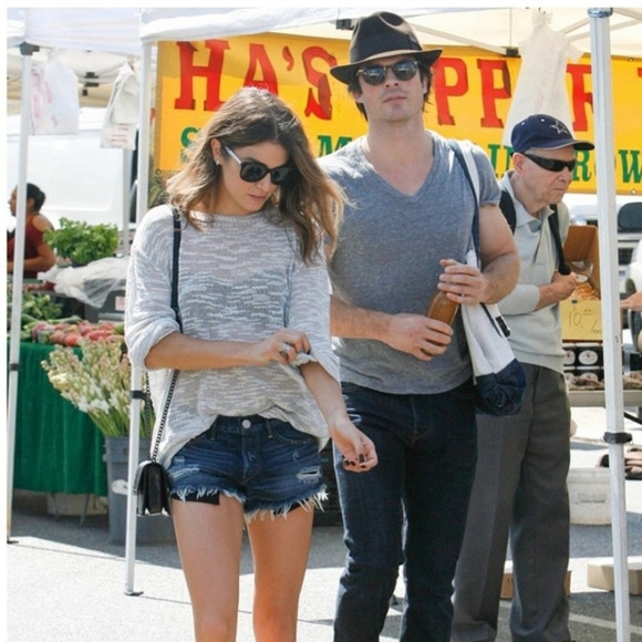 NEW 3X1 Women's Raw Hem  Distressed Dark Blue Jean Shorts Size 28 New - Picture 2 of 14